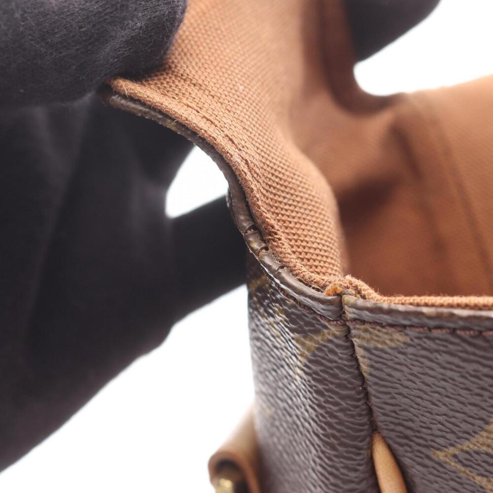 LOUIS VUITTON Authentic Brown Monogram Leather Shoulder Bag - Picture 6 of 15
